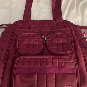 Lug Puddle Jumper Overnight/Gym Bag - Maroon